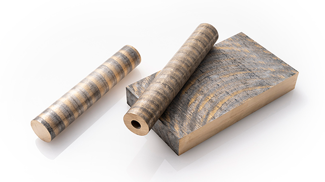 青銅連続鋳造材